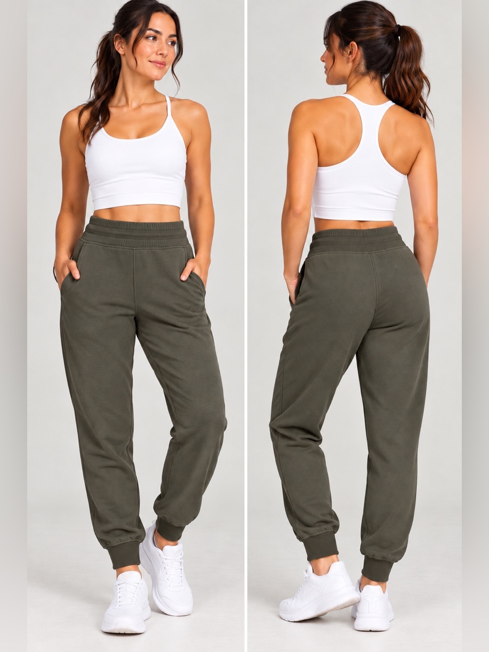 Lululemon Full Length Jogger Sweatpants Size 2 Olive Green MSRP $118 🫒💫
